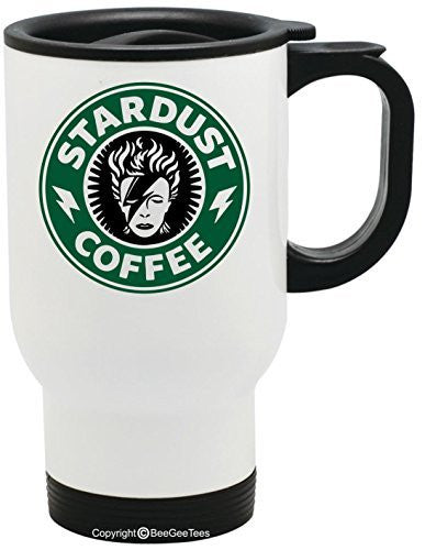 Stardust Coffee Travel Mug or Tea Cup by BeeGeeTees Inspired By David
