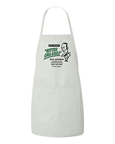 Better Call Saul Goodman Lawyer Breaking Bad Funny BBQ Apron by BeeGeeTees®