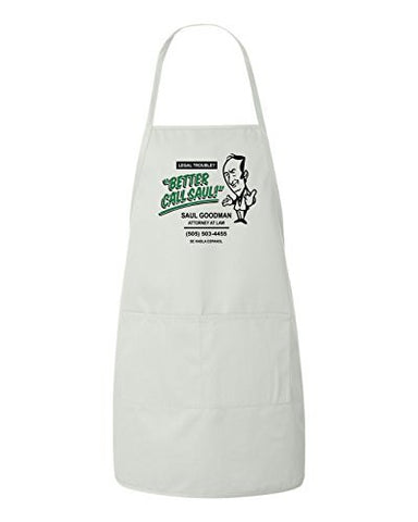 Better Call Saul Goodman Lawyer Breaking Bad Funny BBQ Apron by BeeGeeTees®