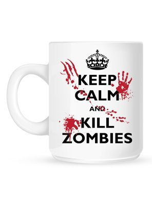 Keep Calm & Kill Zombies - Coffee or Tea Mug 11 oz Cup by BeeGeeTees 00346