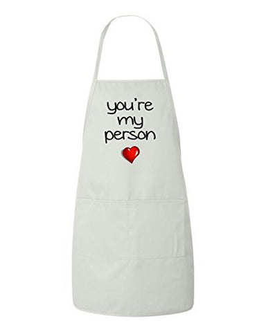 You're My Person Valentines Day Gift Apron from Grey's Anatomy by BeeGeeTees