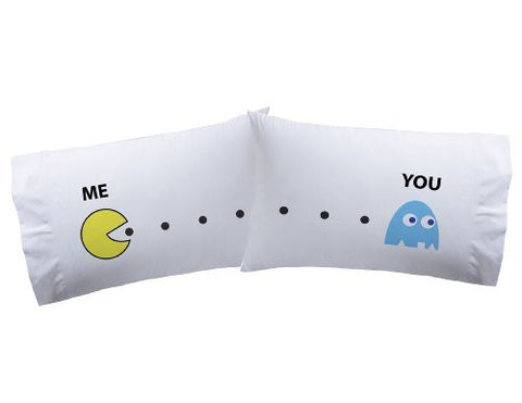 Pillowcases Funny Pacman Hunt Video Game Super Soft (2 Queen Pillowcases)