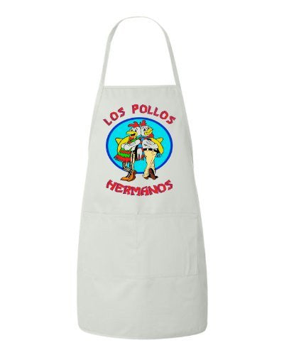 Los Pollos Hermanos Breaking Bad Funny BBQ Apron Chicken Brothers by BeeGeeTees