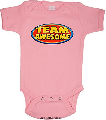 The Awesome Baby Series Funny One Piece Romper Bodysuit by BeeGeeTees® (Unisex-Baby)