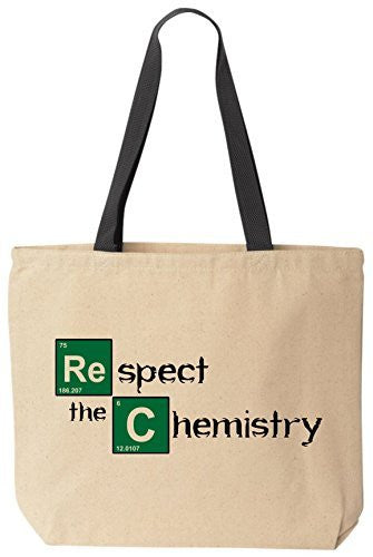 Respect the Chemistry - Jesse Breaking Bad Tote by BeeGeeTees