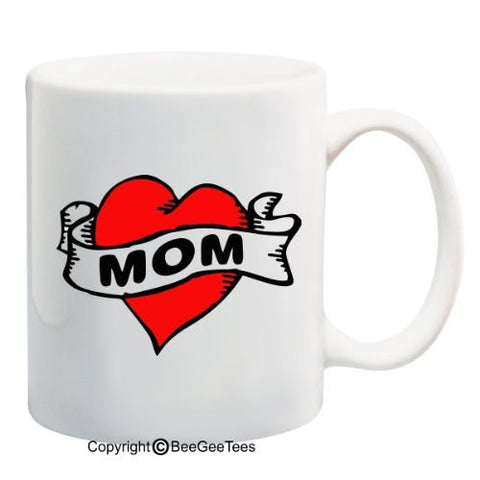 MOM - Happy Birthday or Mothers Day 15 oz Mug by BeeGeeTees 08816