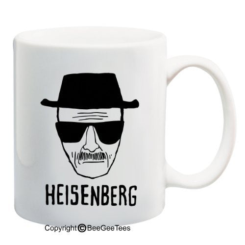 HEISENBERG Breaking Bad Walter White Funny Coffee or Tea Cup 11 or 15 oz Mug by BeeGeeTees