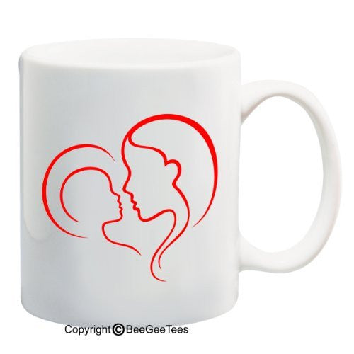 Mom & Me - Happy Birthday or Mothers Day 15 oz Mug by BeeGeeTees 08973