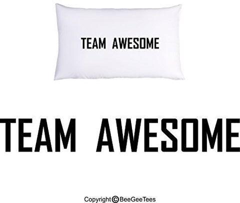 The AWESOME Pillowcase Collection by BeeGeeTees® (1 Queen Pillowcase)