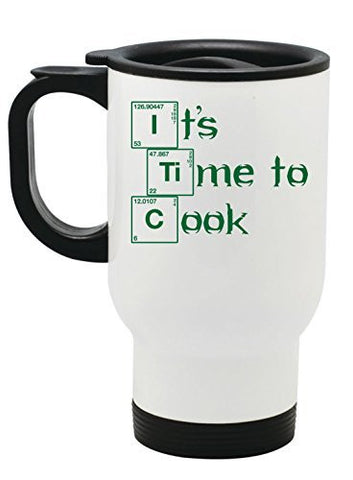 It's Time To Cook Breaking Bad Travel Mug 14 oz Stainless Steel by BeeGeeTees®