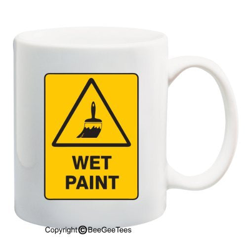 Wet Paint - 11 oz Mug by BeeGeeTees 08841