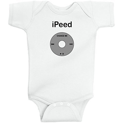 iPeed Funny Romper One Piece by BeeGeeTees®