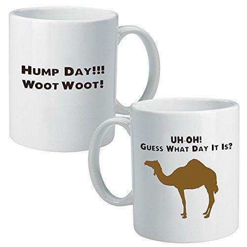 Camel Hump Day Mug Mid-Week Guess What Day It Is Wednesday Funny Commercial BeeGeeTees®