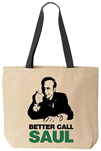 Better Call Saul Funny Lawyer Cotton Canvas Tote Breaking Bad Bag Reusable by BeeGeeTees®