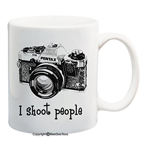 I shoot people - Photography Camera 11 or 15 oz Funny Mug by BeeGeeTees®