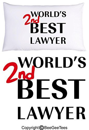 World's 2nd Best Lawyer Better Call Saul Goodman Breaking Bad Funny Pillowcase by BeeGeeTees® (1 Queen Pillowcase)