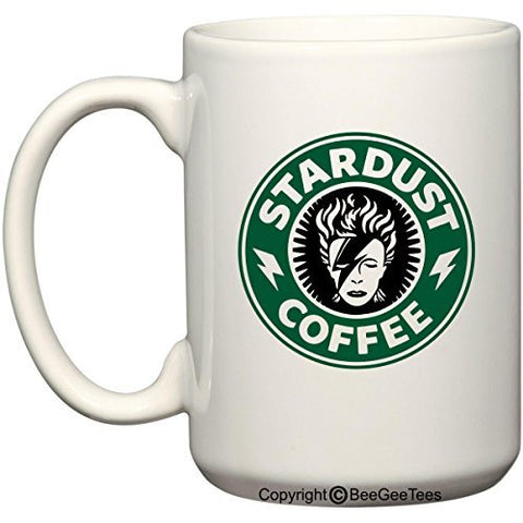 Stardust Coffee Mug by BeeGeeTees® David Bowie Inspired