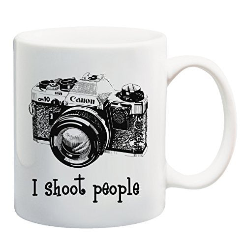 I shoot people - Photography Camera 11 or 15 oz Funny Mug by BeeGeeTees®