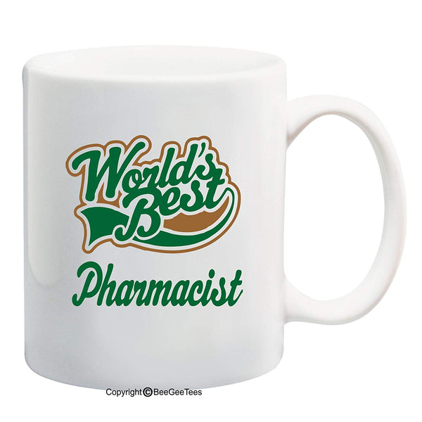 World's Best Pharmacist Coffee Mug or Tea Cup by BeeGeeTees®