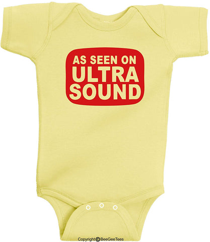 As Seen On Funny Baby Bodysuit Hipster Gift As Seen On by BeeGeeTees