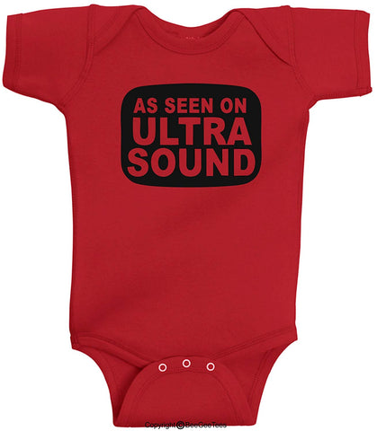 As Seen On Funny Baby Bodysuit Hipster Gift As Seen On by BeeGeeTees