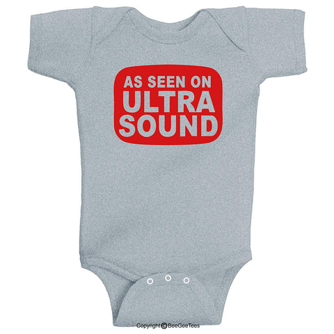 As Seen On Funny Baby Bodysuit Hipster Gift As Seen On by BeeGeeTees