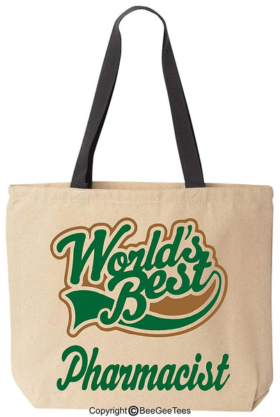 World's Best Pharmacist Reusable Canvas Bag by BeeGeeTees®