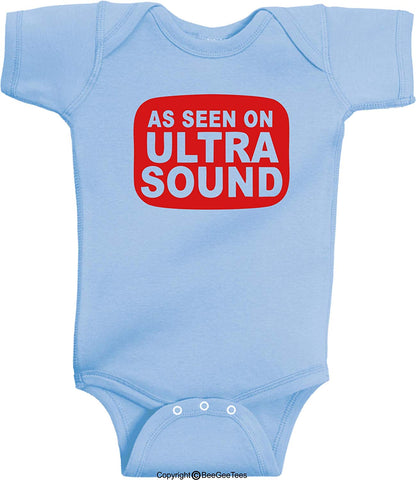 As Seen On Funny Baby Bodysuit Hipster Gift As Seen On by BeeGeeTees