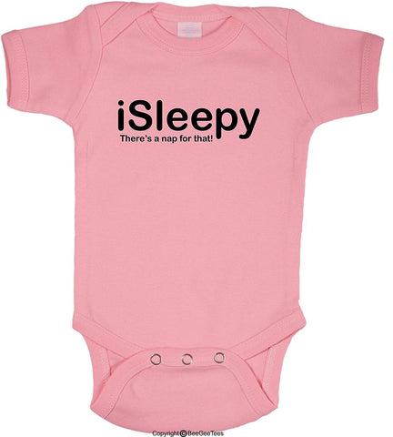 There's A NAP For That iTired iSleepy iBaby Funny Baby Bodysuit by BeeGeeTees