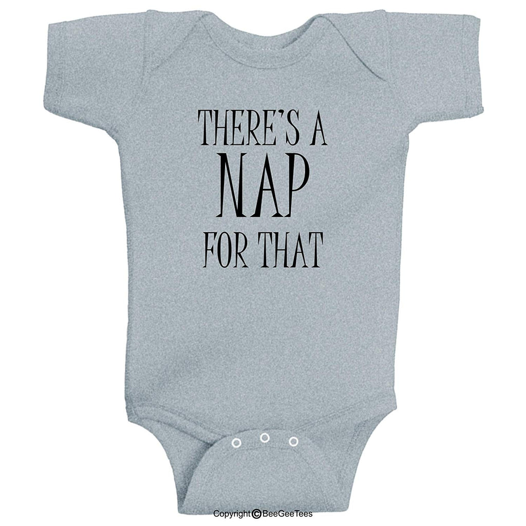 There's A NAP For That iTired iSleepy iBaby Funny Baby Bodysuit by BeeGeeTees