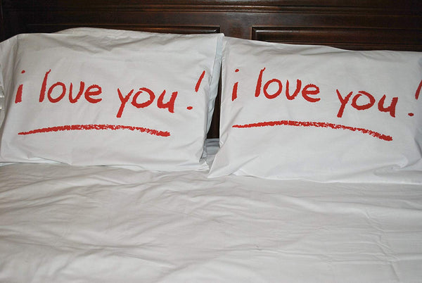 I LOVE YOU! Valentine's Day Wedding Anniversary Gift Pillowcases