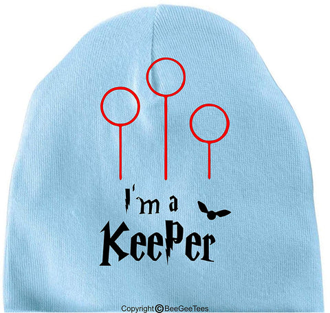 I'm A Keeper Funny Baby Cap Warm Soft Cotton Infant Hat BeeGeeTees