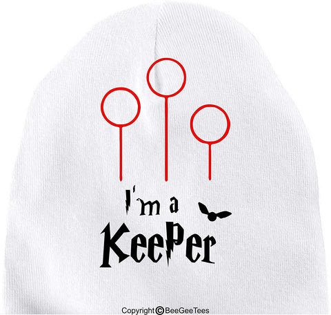 I'm A Keeper Funny Baby Cap Warm Soft Cotton Infant Hat BeeGeeTees